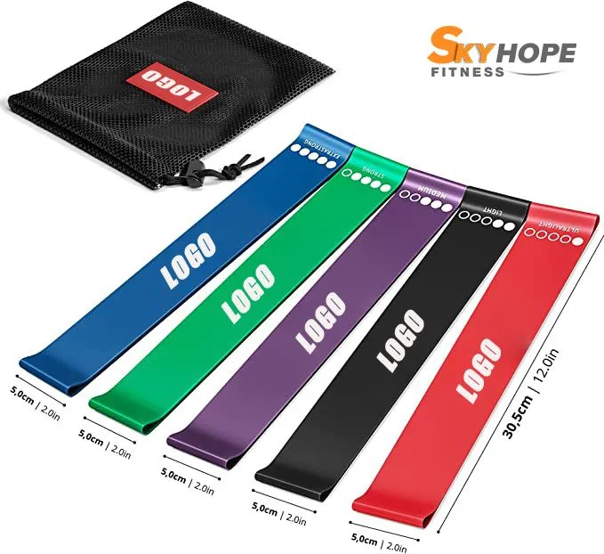 Latex Elastic Resistance Band Loops